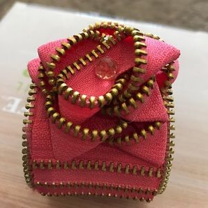 Betsey Johnson zipper bracelet